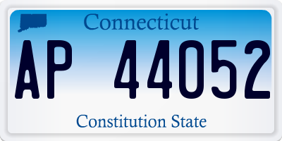 CT license plate AP44052