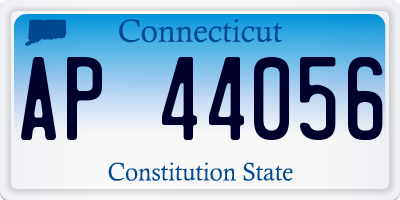 CT license plate AP44056