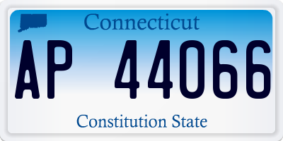 CT license plate AP44066