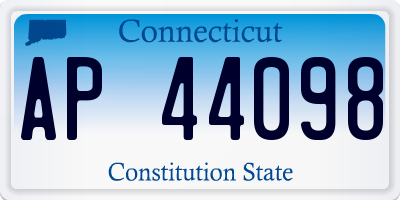 CT license plate AP44098