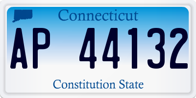 CT license plate AP44132