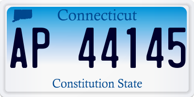 CT license plate AP44145