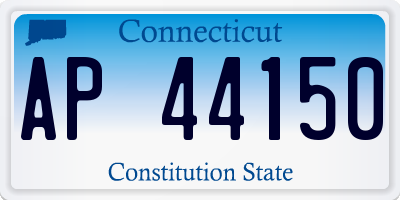 CT license plate AP44150