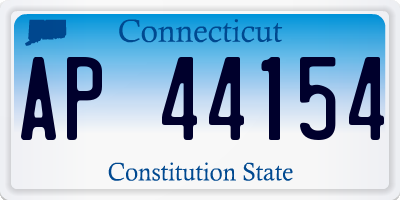 CT license plate AP44154