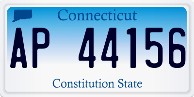 CT license plate AP44156