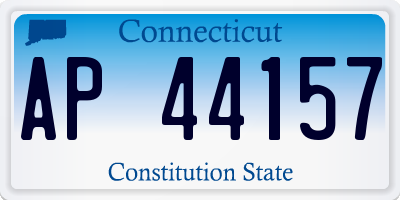 CT license plate AP44157