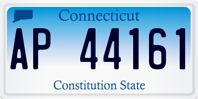 CT license plate AP44161