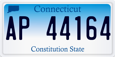 CT license plate AP44164