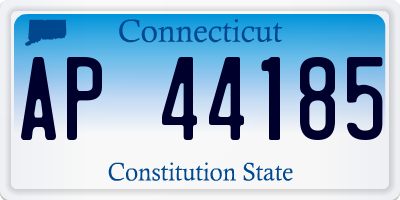 CT license plate AP44185