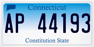 CT license plate AP44193