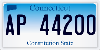 CT license plate AP44200