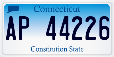 CT license plate AP44226
