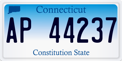 CT license plate AP44237
