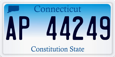 CT license plate AP44249