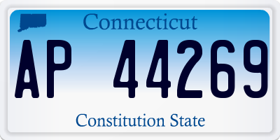 CT license plate AP44269