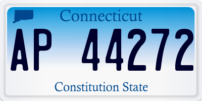 CT license plate AP44272
