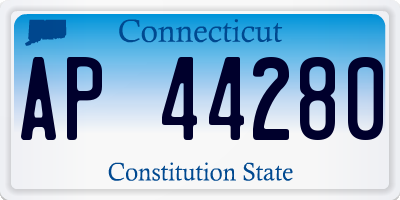CT license plate AP44280