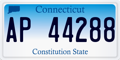 CT license plate AP44288