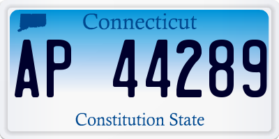 CT license plate AP44289
