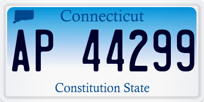 CT license plate AP44299