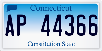 CT license plate AP44366