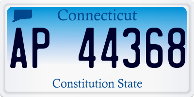 CT license plate AP44368