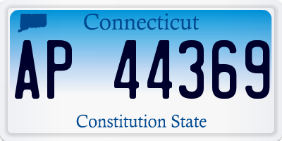 CT license plate AP44369