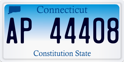 CT license plate AP44408