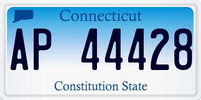 CT license plate AP44428