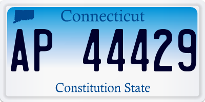 CT license plate AP44429