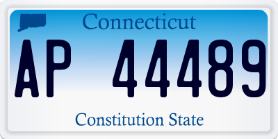 CT license plate AP44489