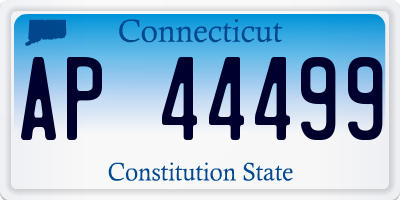 CT license plate AP44499