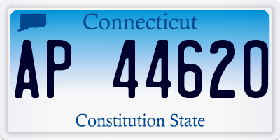 CT license plate AP44620