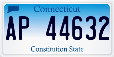 CT license plate AP44632