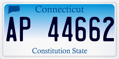 CT license plate AP44662