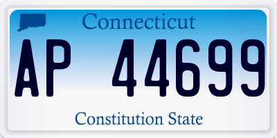 CT license plate AP44699