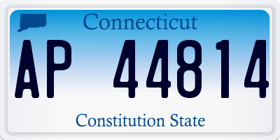 CT license plate AP44814
