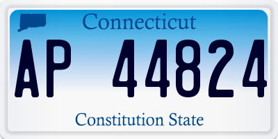 CT license plate AP44824