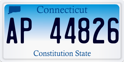 CT license plate AP44826