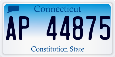 CT license plate AP44875