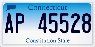 CT license plate AP45528
