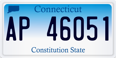 CT license plate AP46051