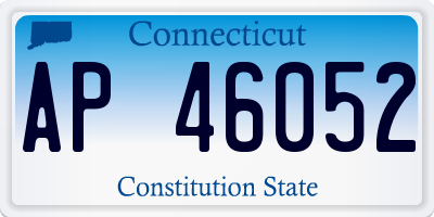 CT license plate AP46052