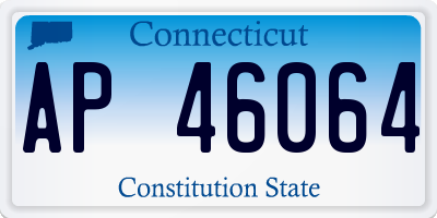 CT license plate AP46064