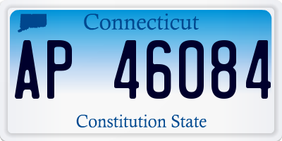 CT license plate AP46084