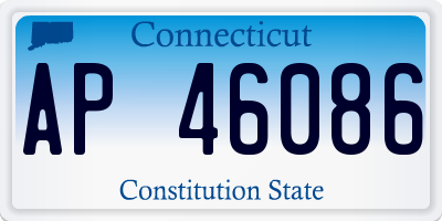 CT license plate AP46086