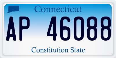 CT license plate AP46088