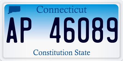 CT license plate AP46089