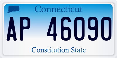 CT license plate AP46090