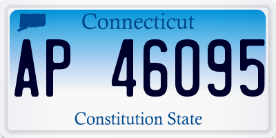 CT license plate AP46095